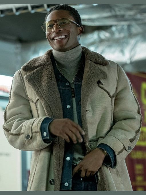 BMF 2021 Da’Vinchi Beige Shearling Coat