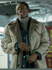 BMF 2021 Da’Vinchi Beige Shearling Coat