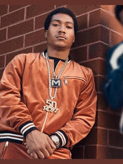 BMF Lil Meech Velvet Track Jacket