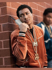 BMF Lil Meech Velvet Track Jacket