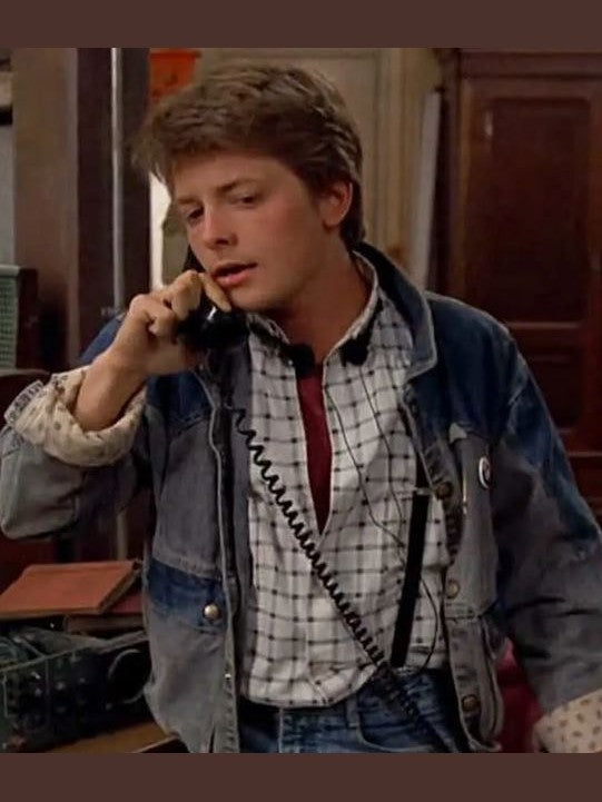 Marty Mcfly Denim Jacket