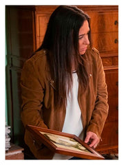 Better Things Season 05 Pamela Adlon Suede Jacket