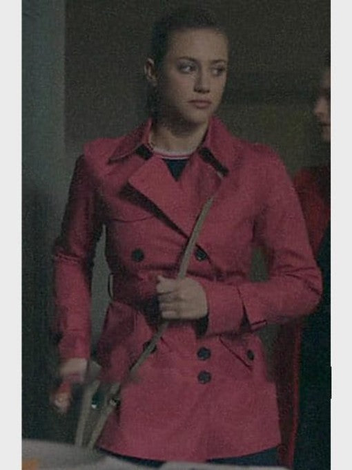 Riverdale S02 Betty Cooper Pink Double-Breasted Coat