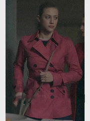 Riverdale S02 Betty Cooper Pink Double-Breasted Coat