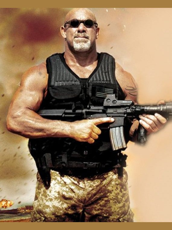 Bill Goldberg Check Point TJ Leather Vest