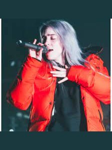 Billie Eilish Red Jacket