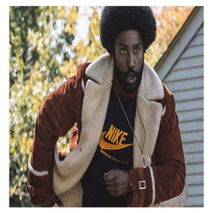 BlacKkKlansman Ron Stallworth Shearling Jacket