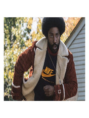 BlacKkKlansman Ron Stallworth Shearling Jacket