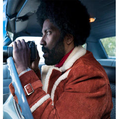 BlacKkKlansman Ron Stallworth Shearling Jacket