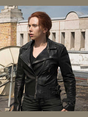 Black Widow 2021 Natasha Romanoff Motorcycle Jacket
