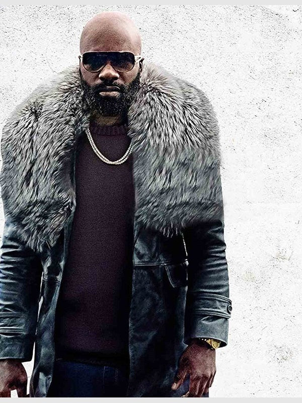 Black And Blue Darius Coat