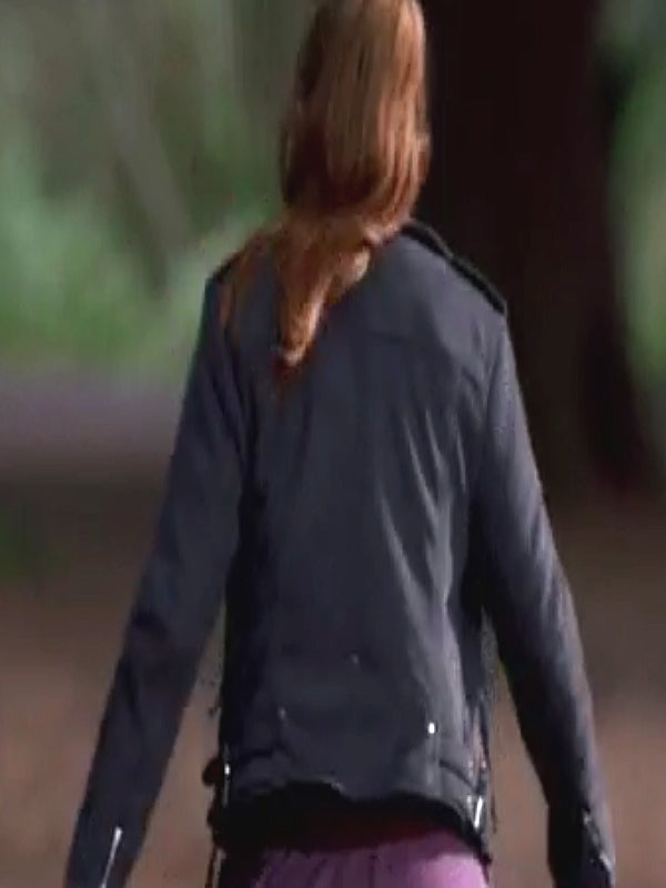 Abigail Cowen Fate The Winx Saga Black Jacket