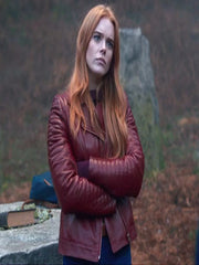 Abigail Cowen Fate The Winx Saga Leather Jacket