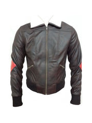 Bombshell Harley Quinn Brown Leather Jacket