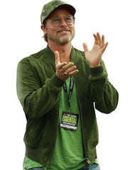 Brad Pitt NASCAR Cup Series 2026 Green Jacket