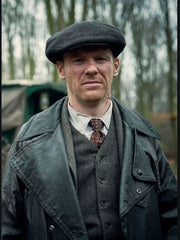 Brian Gleeson Peaky Blinders Leather Trench Coat