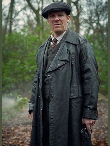 Brian Gleeson Peaky Blinders Leather Trench Coat