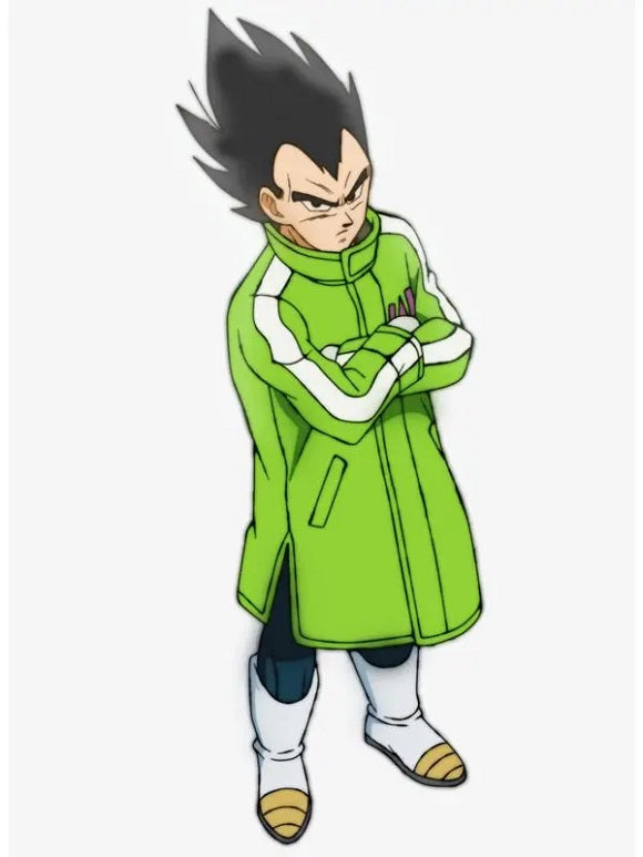 Dragon Ball Super Goku & Broly Green Vegeta Coat