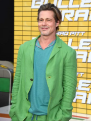 Brad Pitt Bullet Train Green Suit