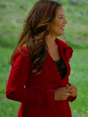 Finding Mr. Christmas S02 Heather Hemmens Red Blazer