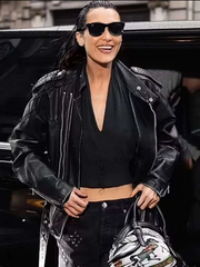 The Beauty Bella Hadid Leather Jacket