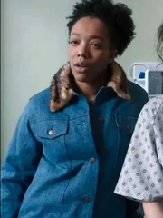 Sorry Baby Naomi Ackie Blue Jacket