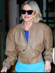 NYC Naomi Watts Leather Jacket