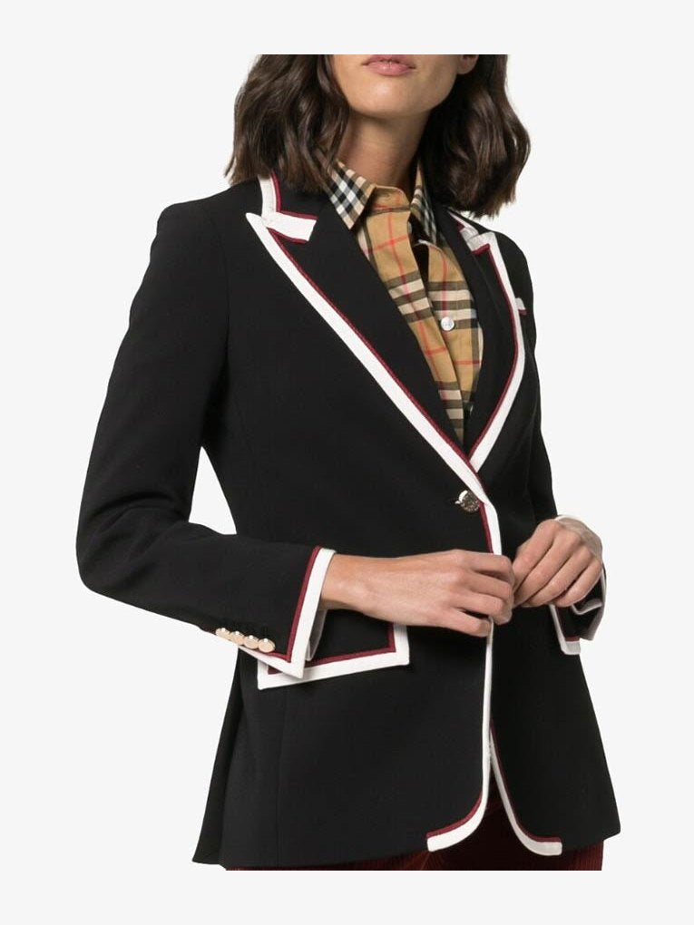 Camille Cottin Killing Eve Helene Black Wool Blazer