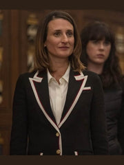Camille Cottin Killing Eve Helene Black Wool Blazer