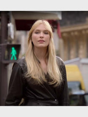 Emily in Paris S02 Camille Razat Black Coat