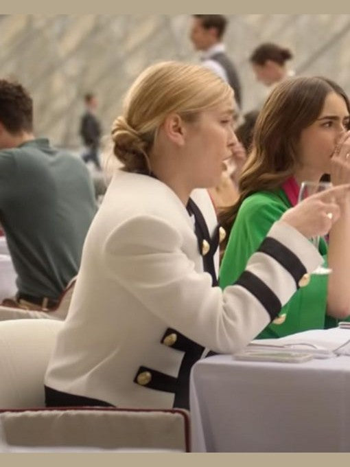 Emily in Paris Camille White Blazer