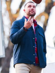 NYC 2026 Central Park Travis Kelce Jacket