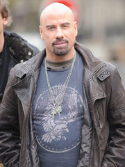 John Travolta From Paris with Love Leather Jacket