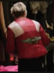Charlie’s Angels Kristen Stewart Red and White Leather Jacket