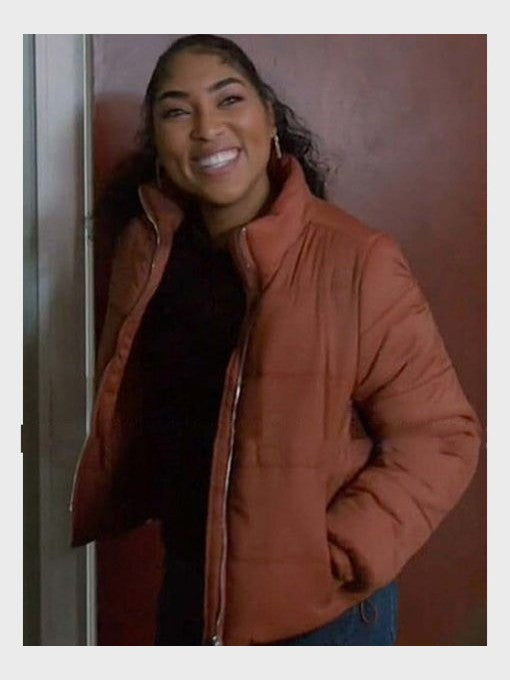 Chicago Fire S09 Gianna Mackey Puffer Jacket