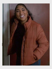 Chicago Fire S09 Gianna Mackey Puffer Jacket