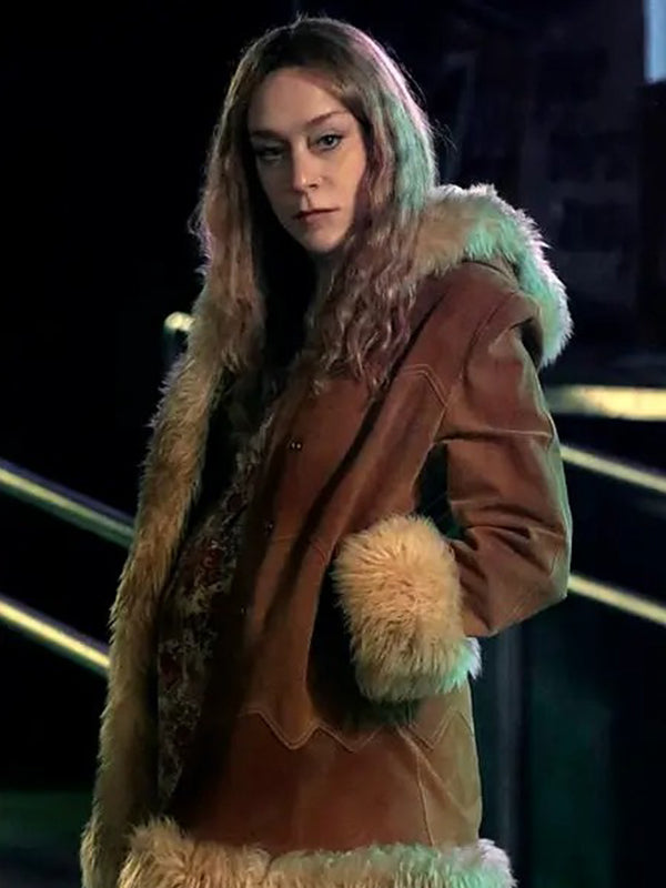 Russian Doll S02 Lenora Vulvokov Shearling Coat