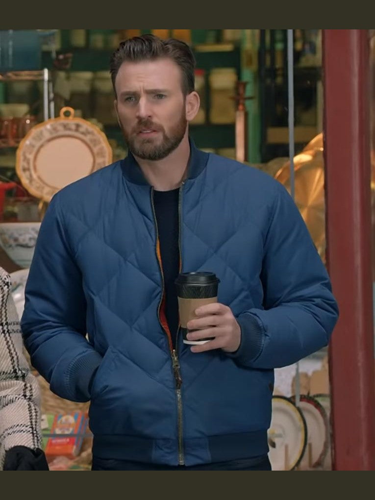 Chris Evans Super Bowl Bomber Jacket