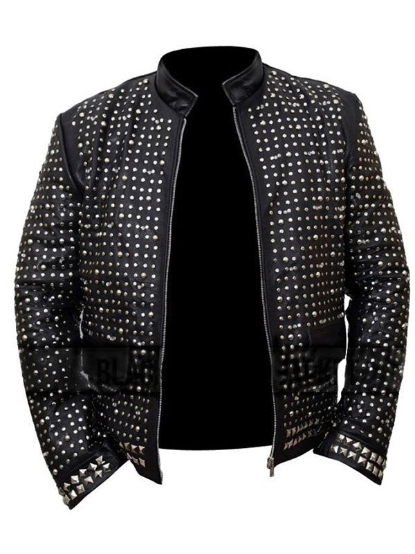 WWE Chris Jericho Sparkle Light Up Leather Jacket