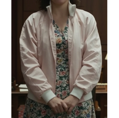 Christy Sydney Sweeney Pink Jacket