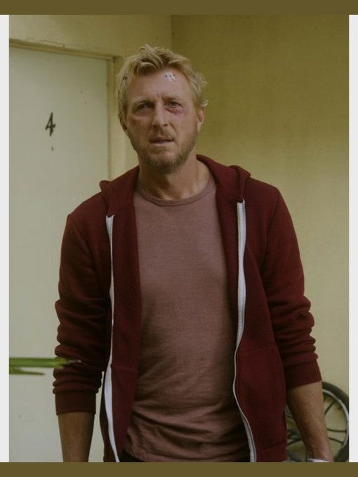 Cobra Kai Johnny Lawrence Maroon Hoodie