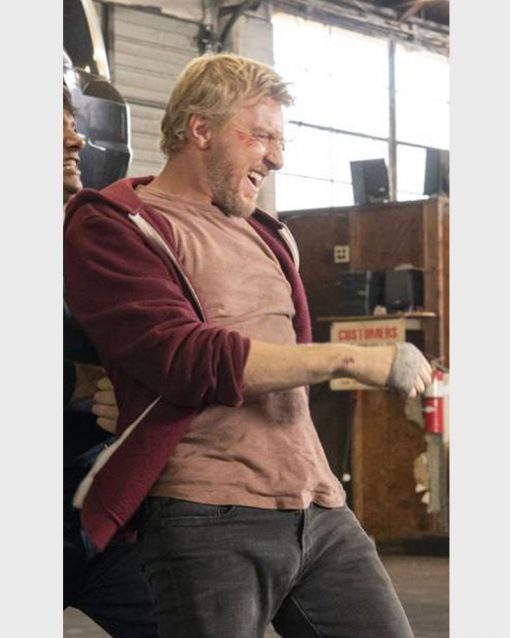 Cobra Kai Johnny Lawrence Maroon Hoodie