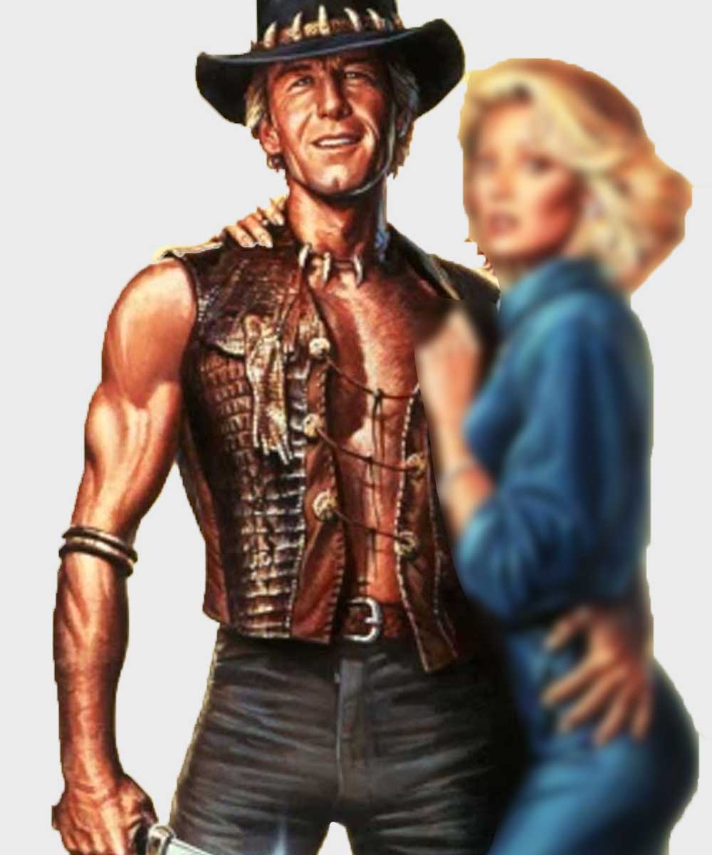 Paul Hogan Crocodile Dundee Leather Vest