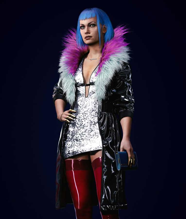 Cyberpunk 2077 Evelyn Parker Leather Coat
