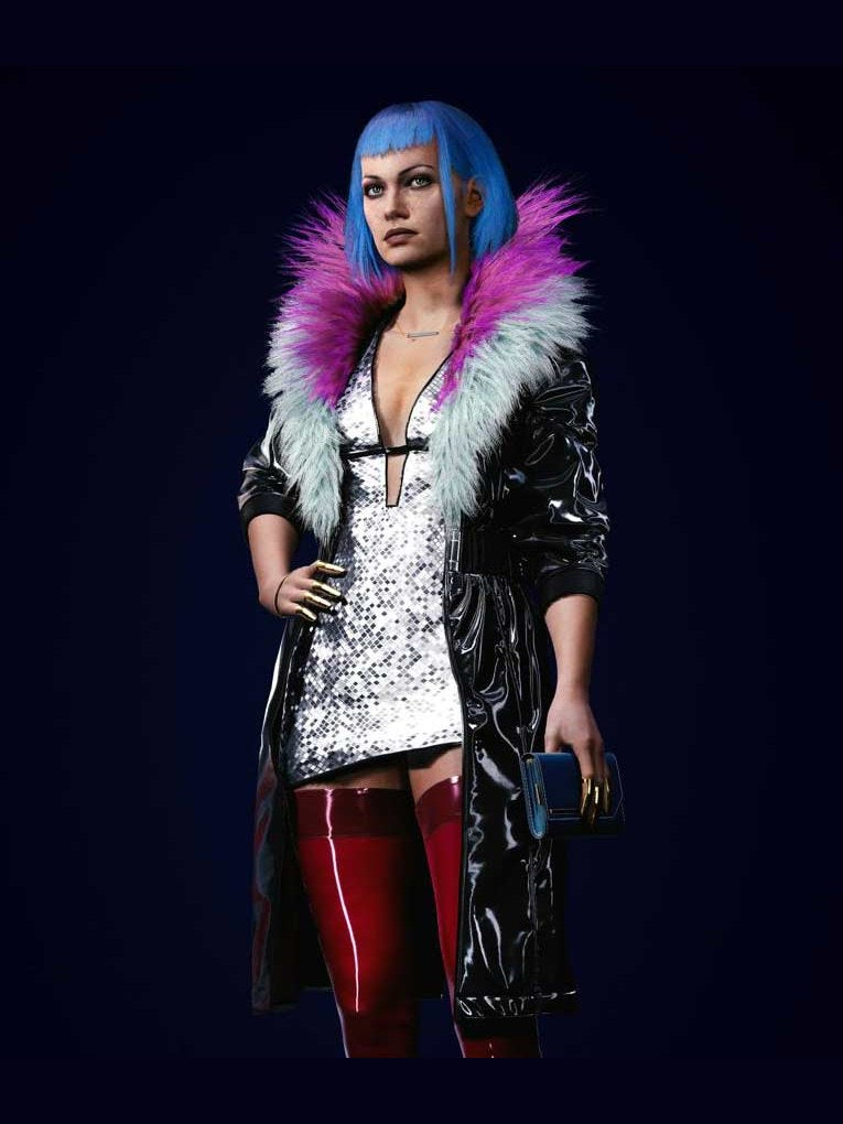 Cyberpunk 2077 Evelyn Parker Leather Coat