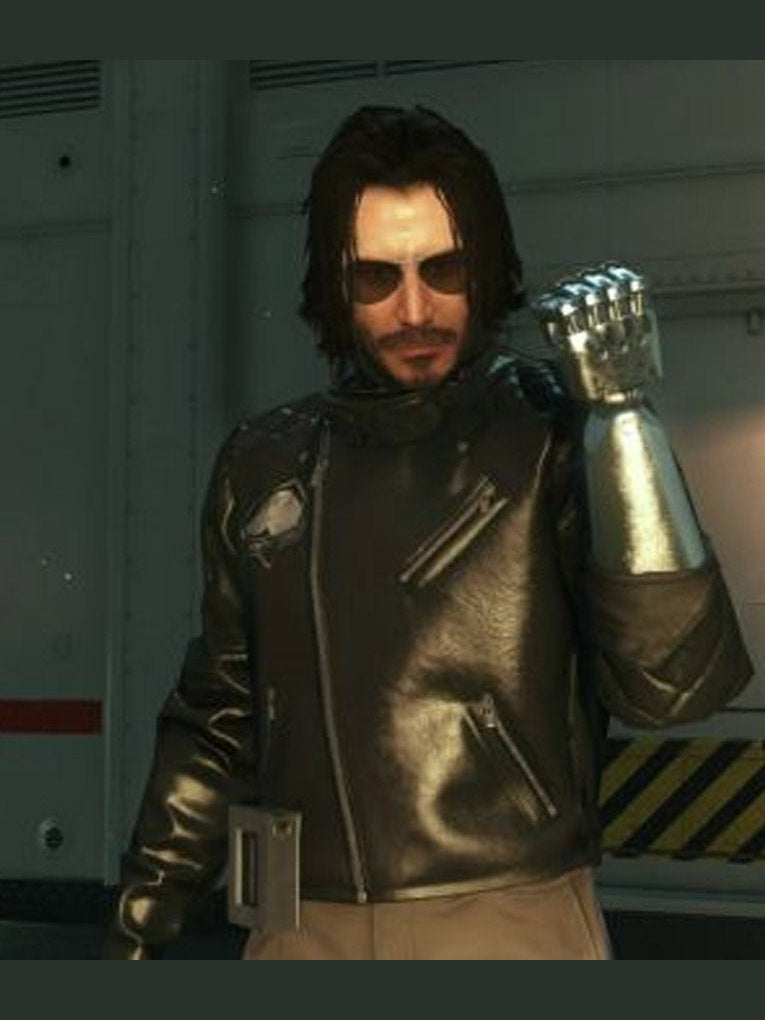 Cyberpunk 2077 Johnny Silverhand Leather Jacket