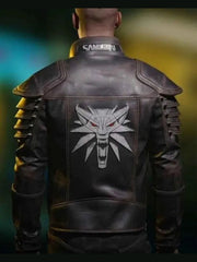 Cyberpunk 2077 Wolf School Leather Jacket