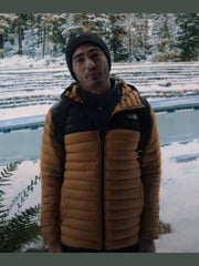 Love Hard Tag Mustard Puffer Jacket