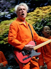 Coachella 2026 David-Byrne Orange Jacket