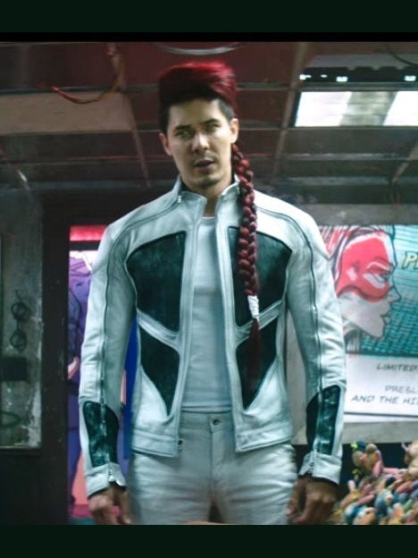 Lewis Tan Deadpool 2 Shatterstar Leather Jacket